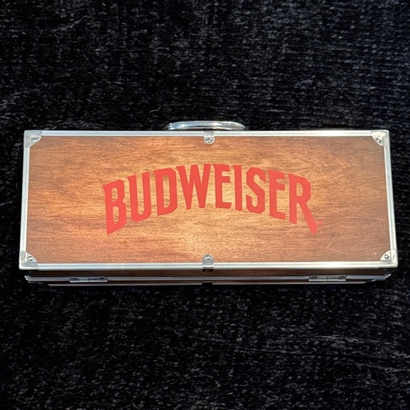 Budweiser BBQ Tool Set - Brown and Red - Picture 3 of 6